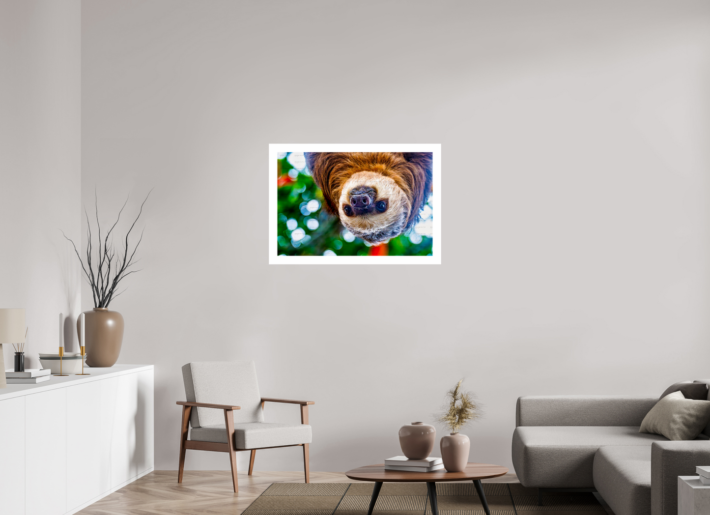 Hanging Two-Toed Sloth